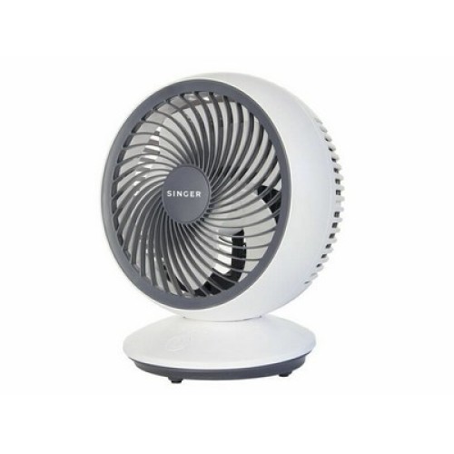 TABLE FAN  DF15 15cm ΛΕΥΚΟ/ΓΚΡΙ ME USB